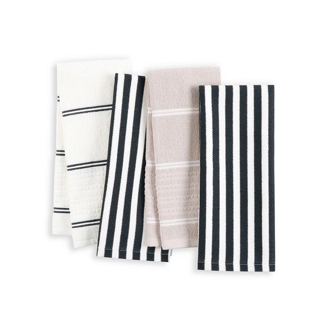 kate spade new york Botanical Stripe Kitchen Towels 4-Pack Set, 17" x 28"