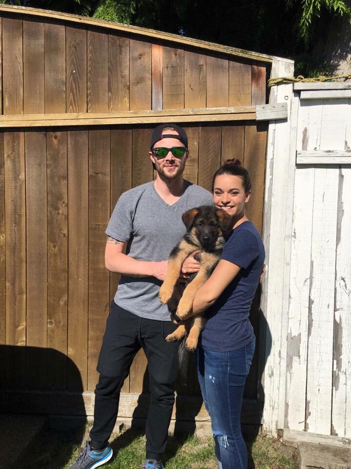 First trip to Cory’s parent’s house with Remy