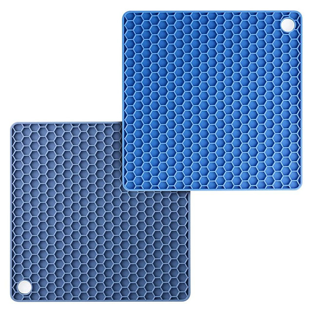 BTaT- Trivets for Hot Pots and Pans, 2 Pack, Trivets, Silicone Trivet, Hot Plate Holder, Trivets for Hot Dishes, Hot Pot Holder, Silicone Trivet Mat, Silicone Trivets, Trivet Set, Trivet Mats, Hotpads