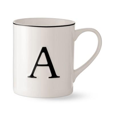 Monogram Mug, Letter M and Letter C