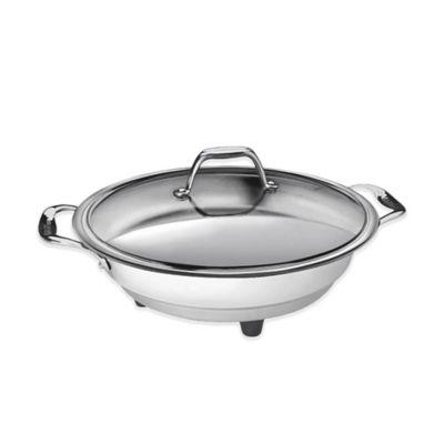 CucinaPro™ Stainless Steel Interior Electric Skillet