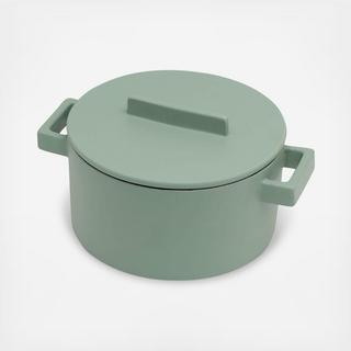 Terra.Cotto Muted Saucepot with Lid