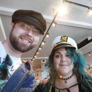 Funny hats at the coast