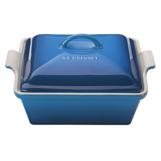 Le Creuset Heritage Stoneware 2.5 Qt Square Casserole with Lid