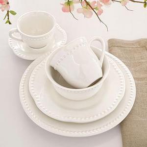 Emma Cereal Bowl, Set of 4 - White