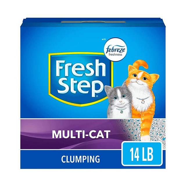 Fresh Step Scented Litter with The Power of Febreze, Clumping Cat Litter