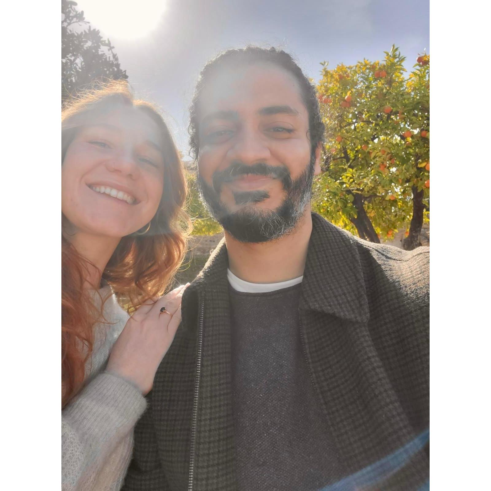 The day we got engaged!