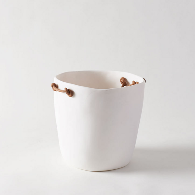 Tina Frey White Champagne Bucket