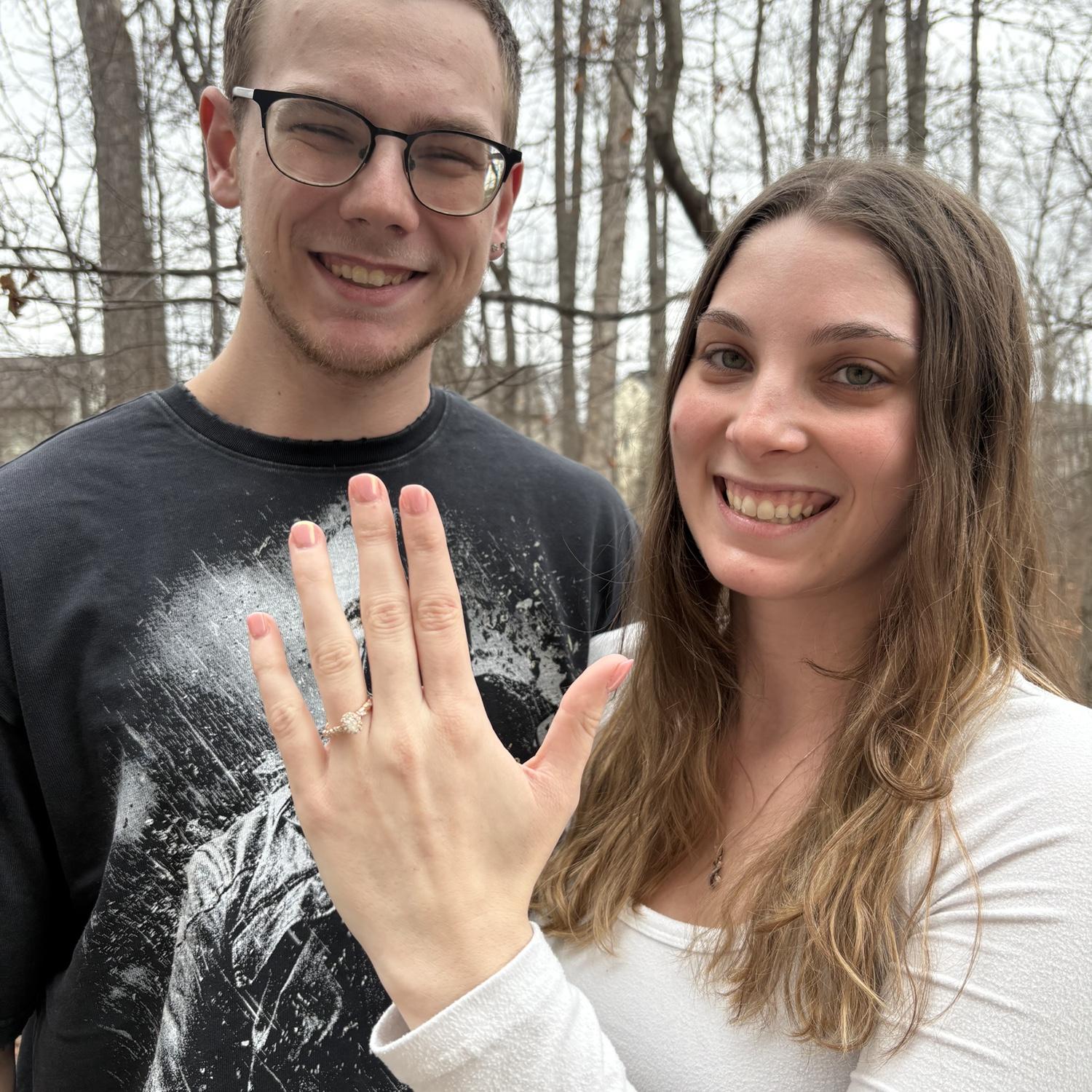 Christmas 2025 when I said yes to becoming Mrs. Simms!