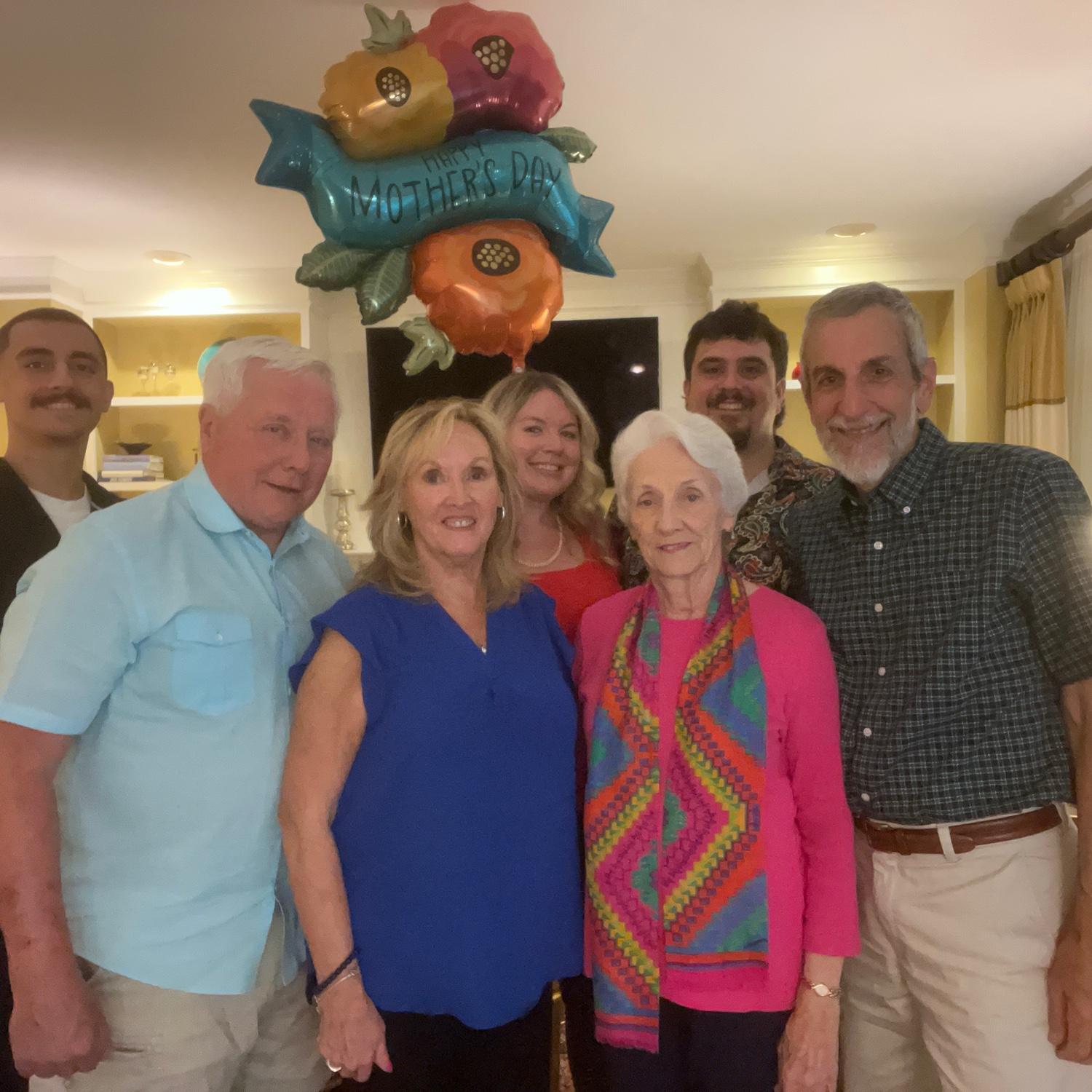 May 11, 2025: Mother’s Day celebration with both of our families