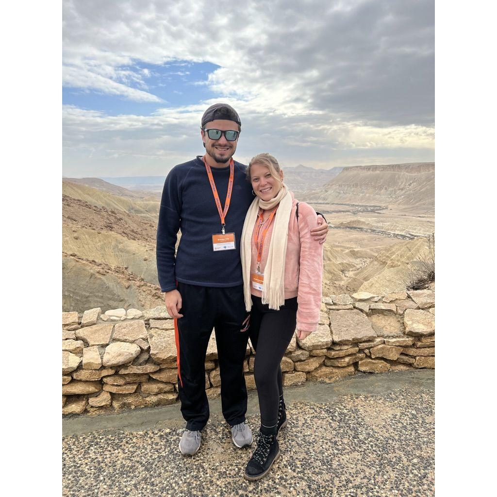 Our Birthright trip to Israel together, 12/2022