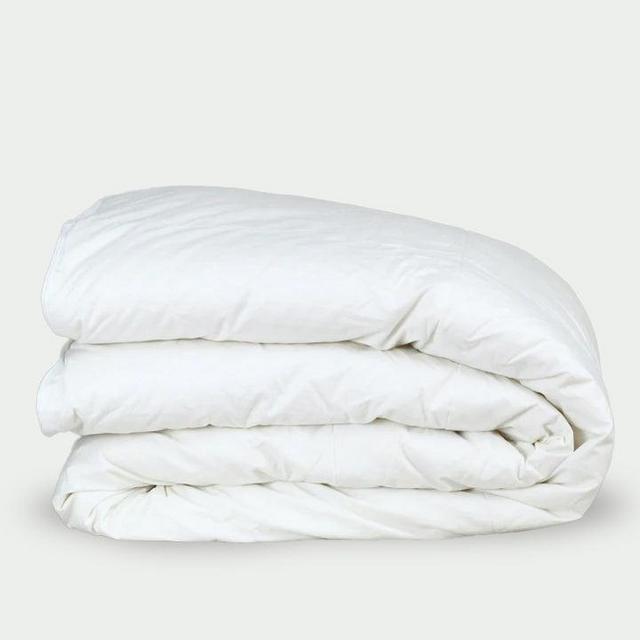 White Goose Down Comforter, Summer Weight