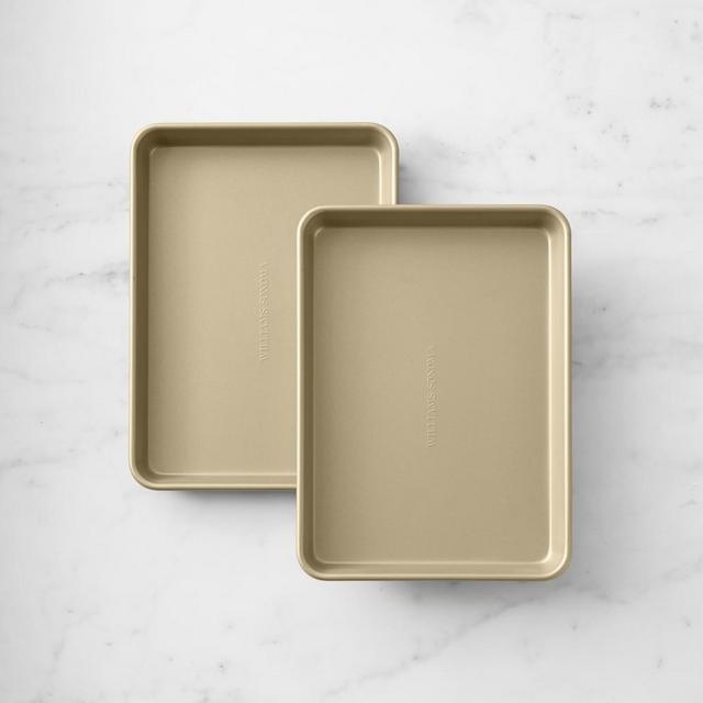 Williams Sonoma Goldtouch® Pro Non Corrugated Quarter Sheet, Set of 2