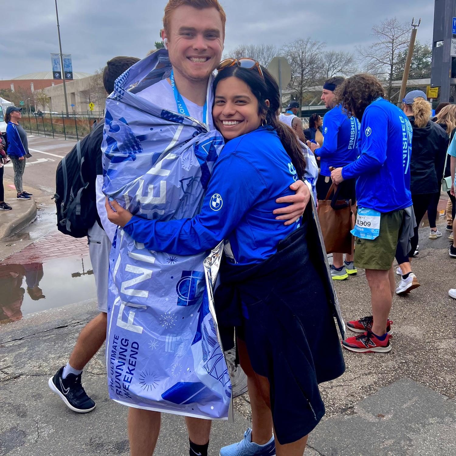 12.11.22 
Jack ran a full marathon and Aimee ran a half marathon together!