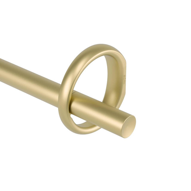 42"-120" Umbra Ringlet Curtain Rod Gold