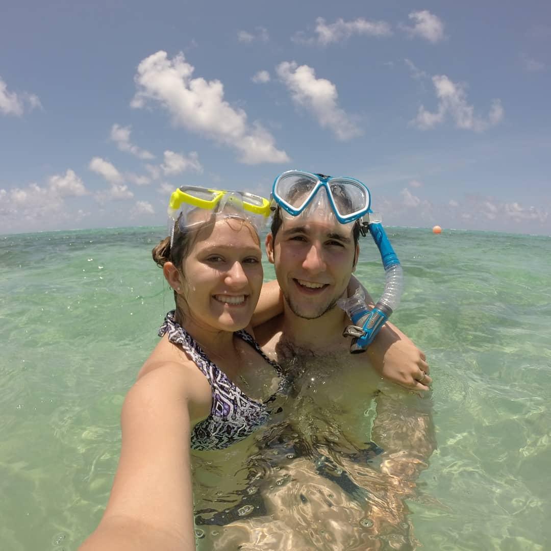 Our first vacation together to Belize, 2016