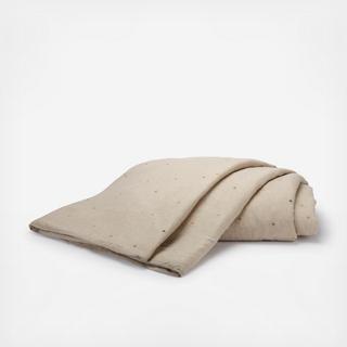 Scattered Embroidered Linen Duvet Cover