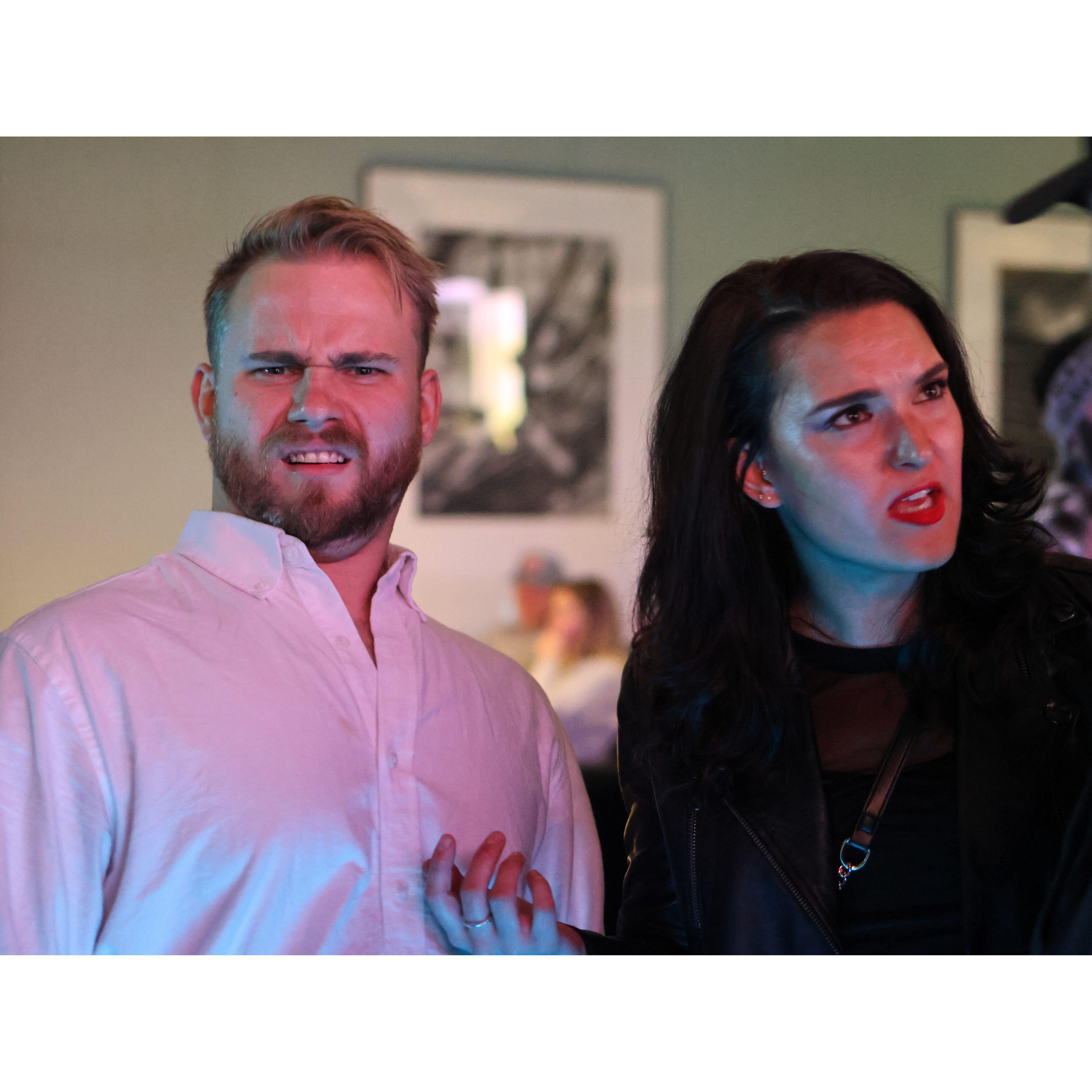 This is what happens when people take candid shots of us.