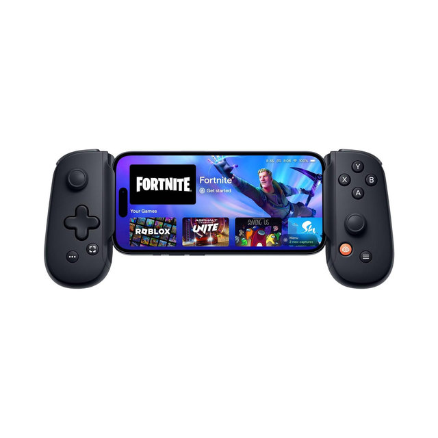 Backbone One Mobile Gaming Controller for Android and iPhone Series 15 - Gen 2 Black: Xbox Compatible, Wi-Fi Enabled