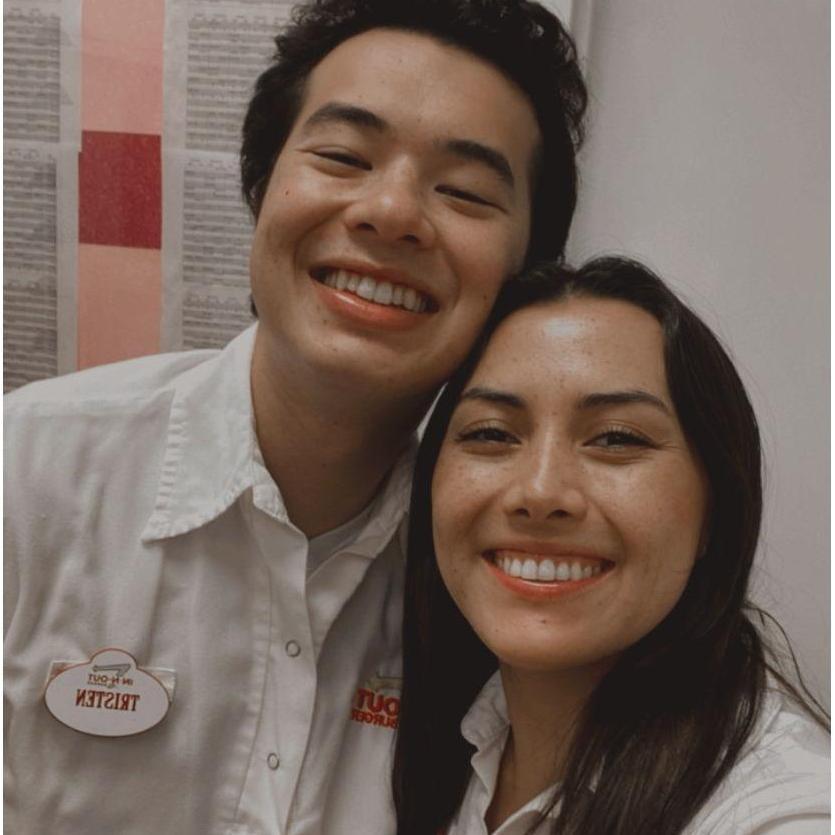 June 2022 - Our last day working at In-N-Out Burger together.
