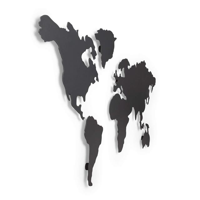Umbra Mappit Wall Decor, Black