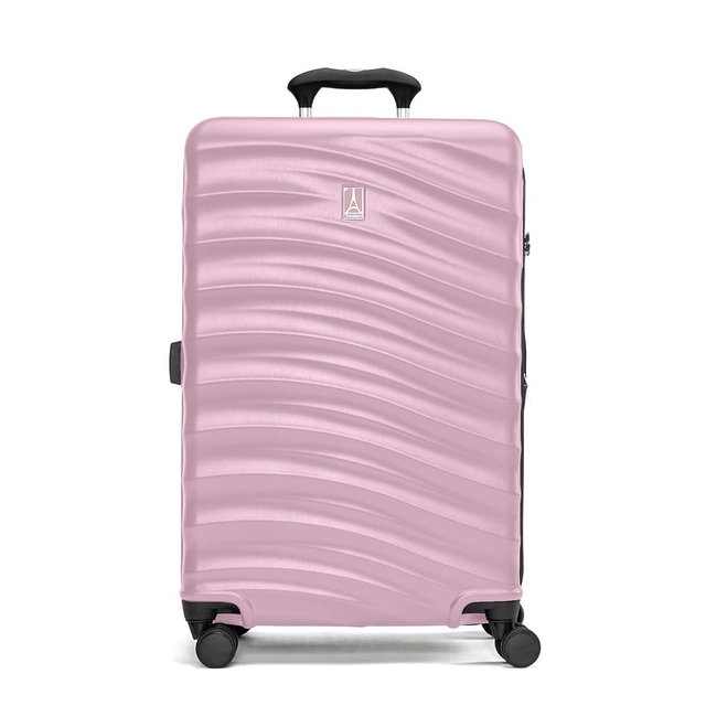 Travelpro Maxlite Air V2 Hardside Expandable Checked Luggage, 8 Spinner Wheels, Lightweight Hard Shell Suitcase, TSA lock, Pink, Checked Medium 25-Inch