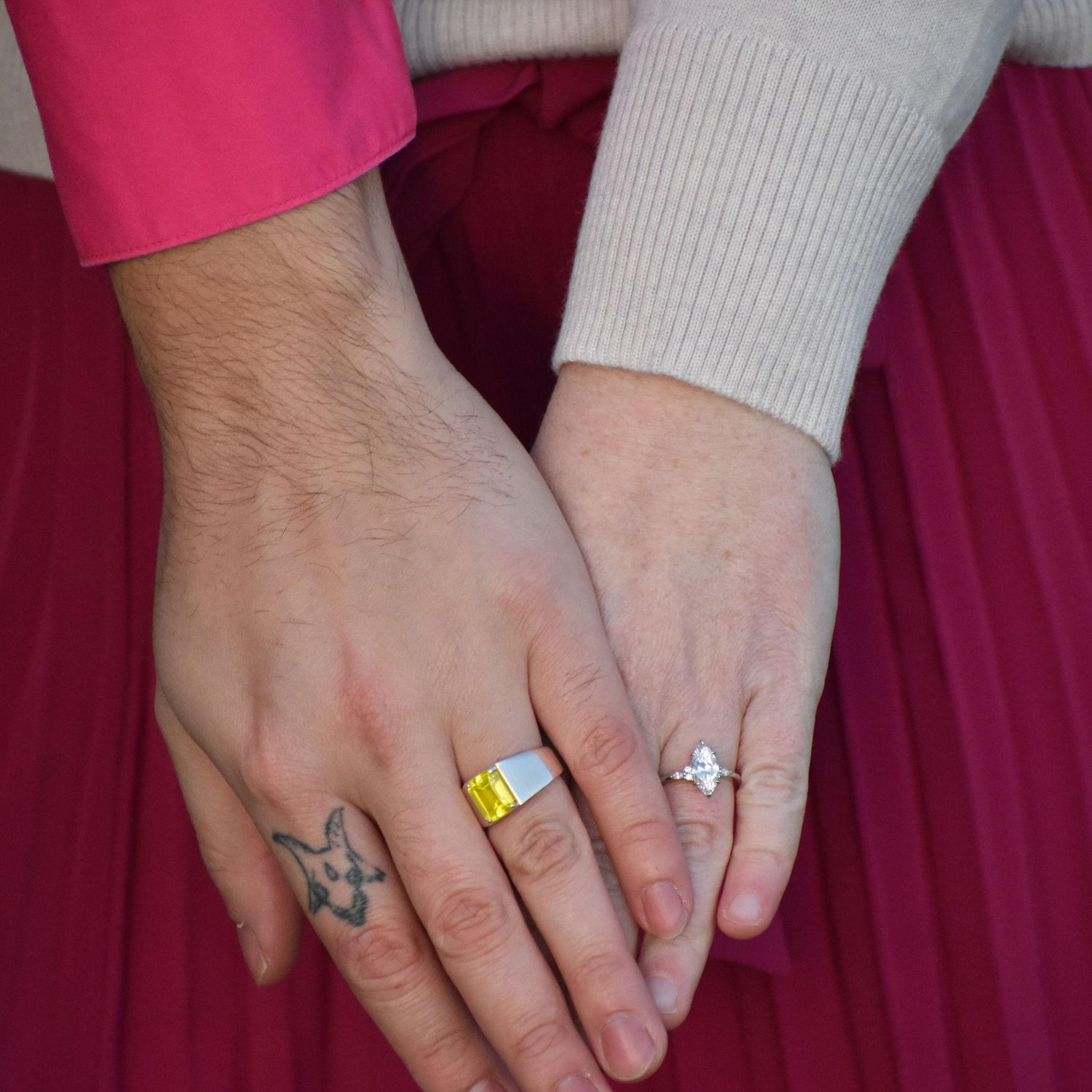 Our hands look like a heart