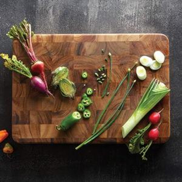 Large End Grain Acacia Wood Cutting Board