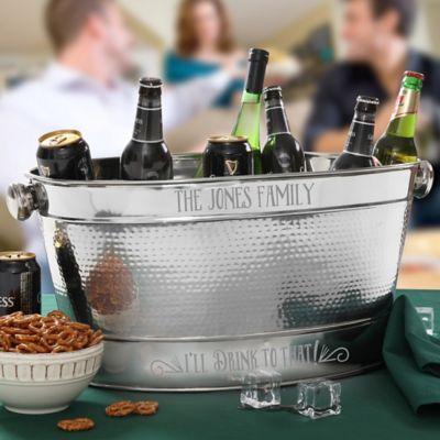 "I'll Drink to That" Stainless Steel Party Tub