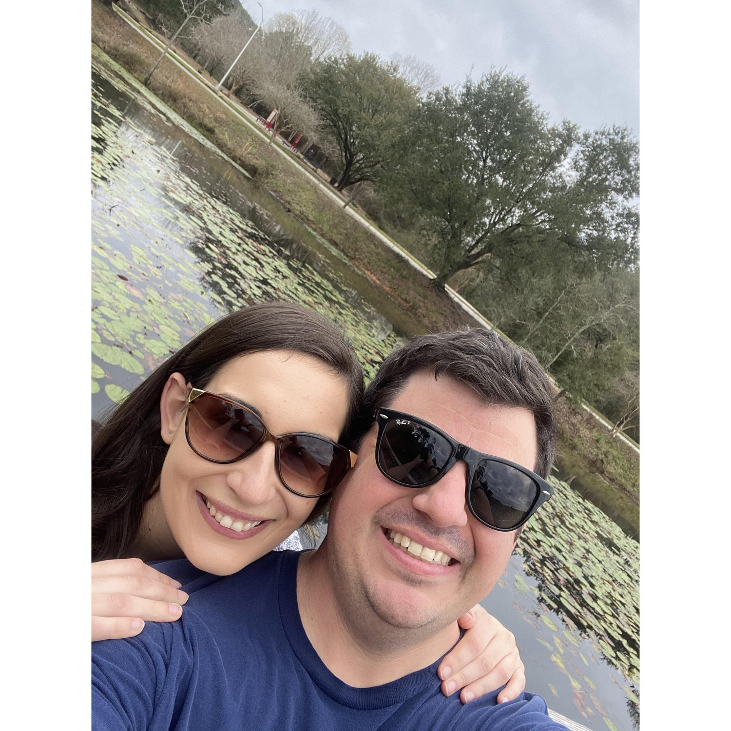 One of our hiking adventures.