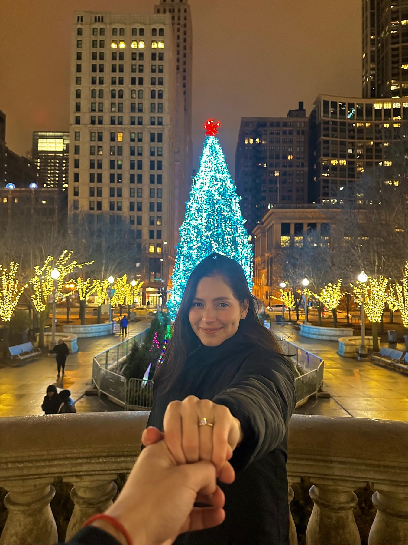 January 4th, 2023
Andrew proposal at Millennium Park in downtown Chicago.