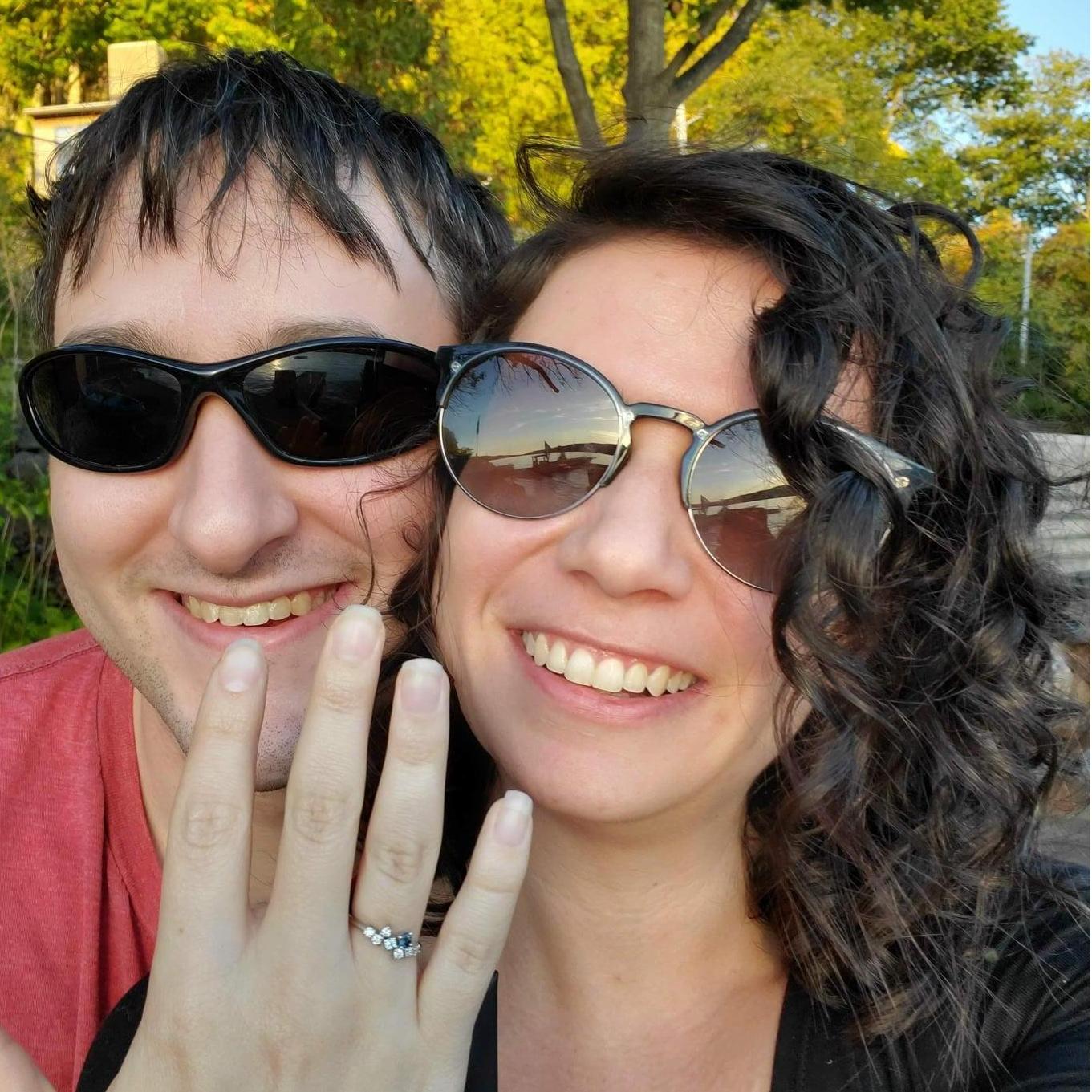 Engaged at Greenwood Lake, 2020