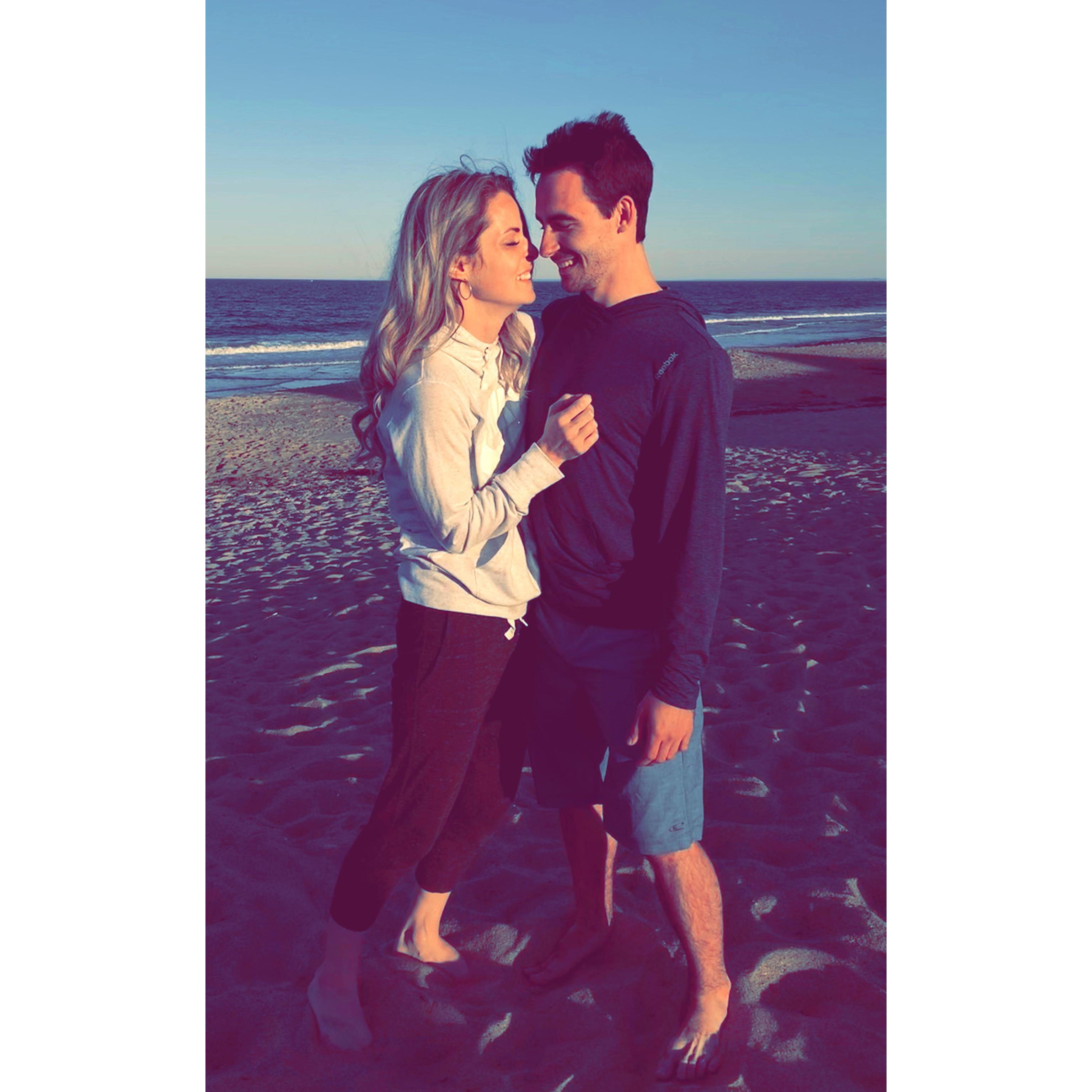 Our first beach trip to New Hampshire