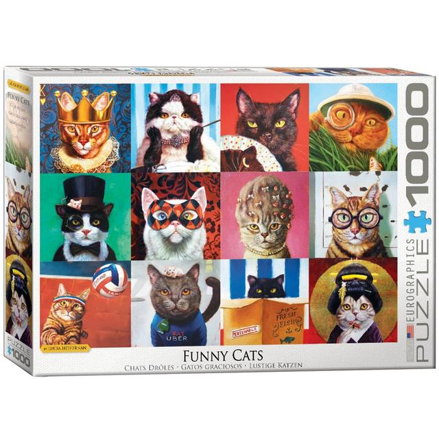 Eurographics 1,000-Piece Cat Portraits Puzzle