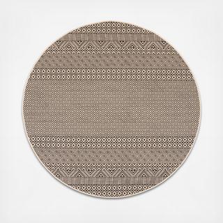 Courtyard Velia Round Area Rug