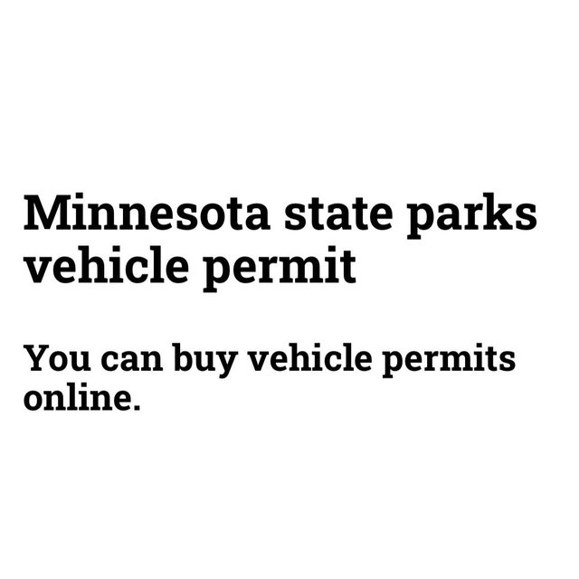 Minnesota state parks vehicle permit - Yearly Pass