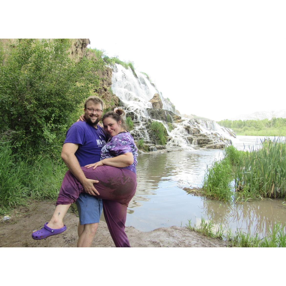 Our favorite campground- Falls Campground in Swan Valley, Idaho