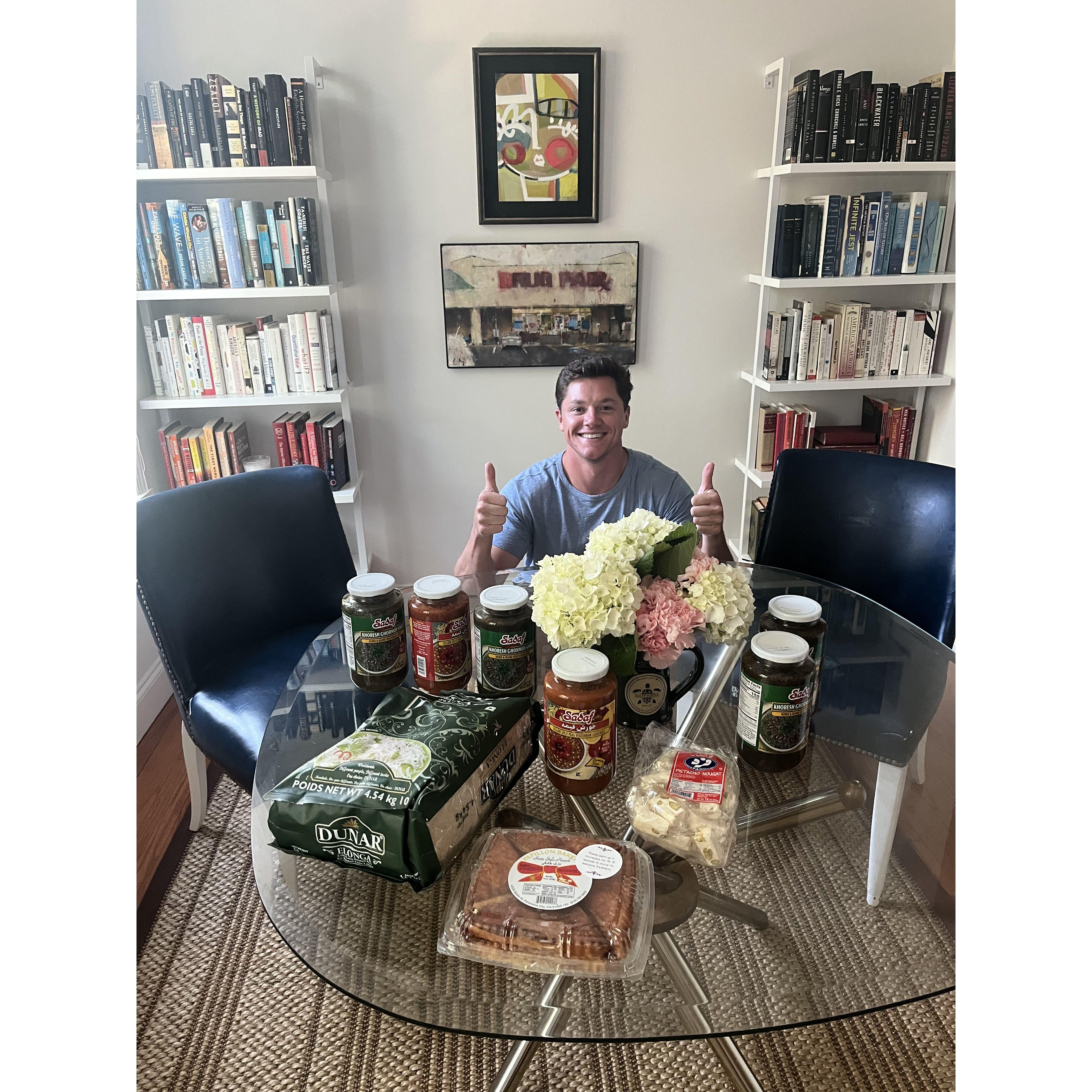 Jake and his Persian cooking journey