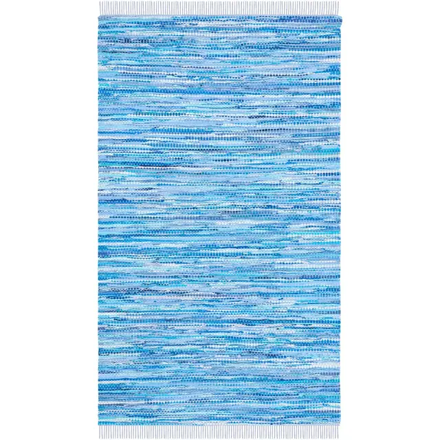 Montauk MTK251 Hand Woven, Flat Weave Indoor Area Rug - Blue - 5'x8' - Safavieh