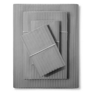 Damask Sheet Set (Queen) Skyline Gray 500 Thread Count - Fieldcrest™