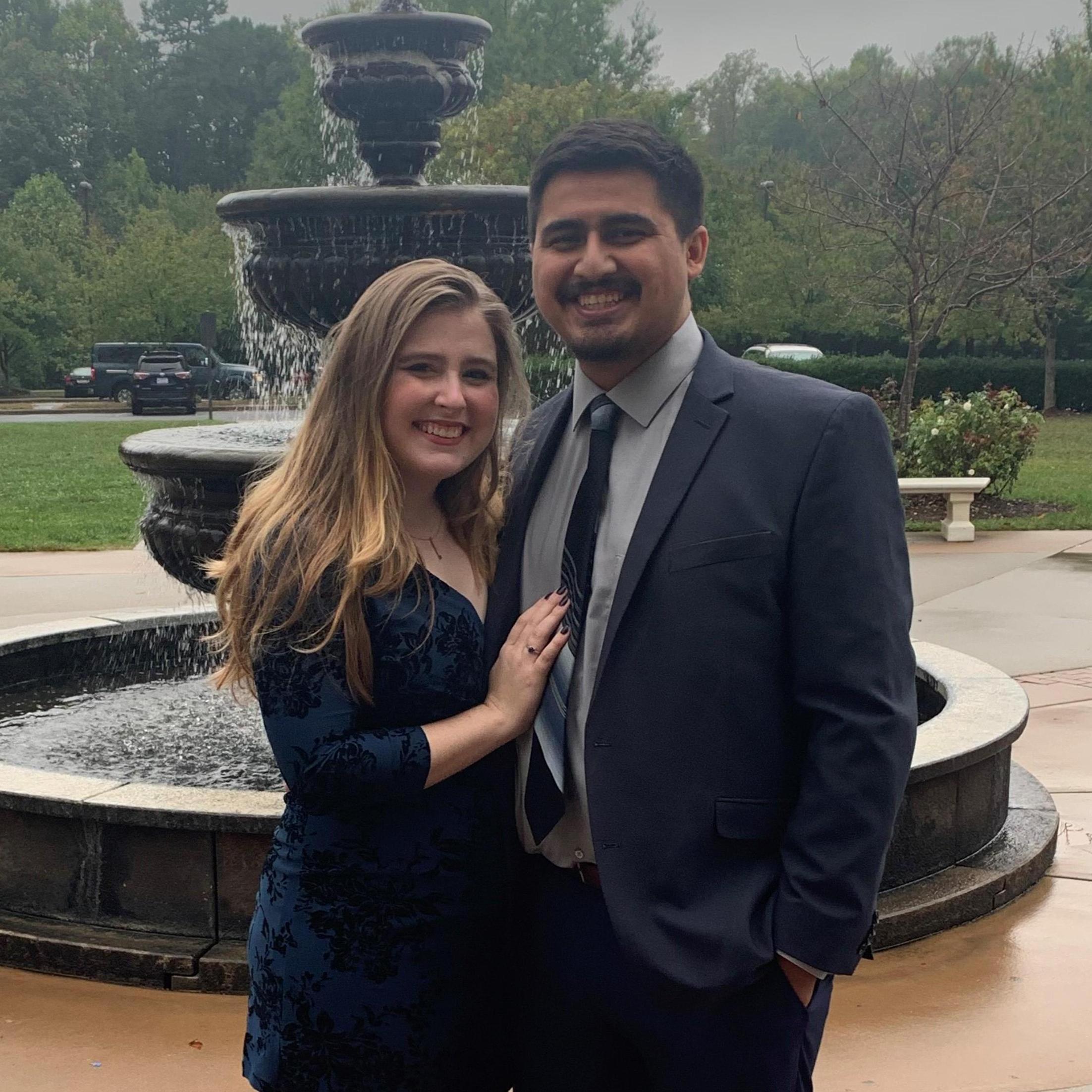 At my brother Dan's wedding in October of 2021