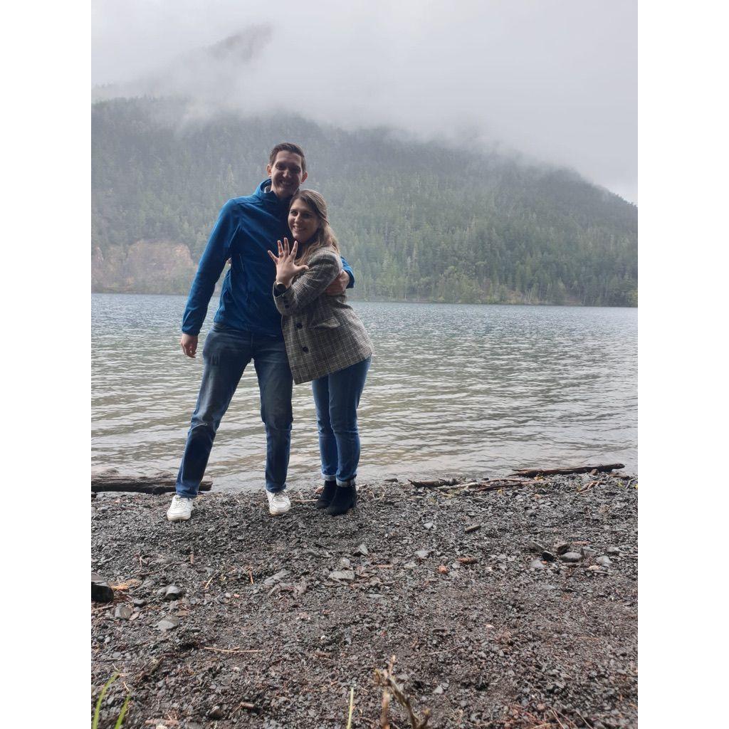 Hjalmar and Nicole got engaged on May 7th, 2023 in Olympic National Park