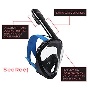 SeeReef Full Face Snorkel (L/XL)