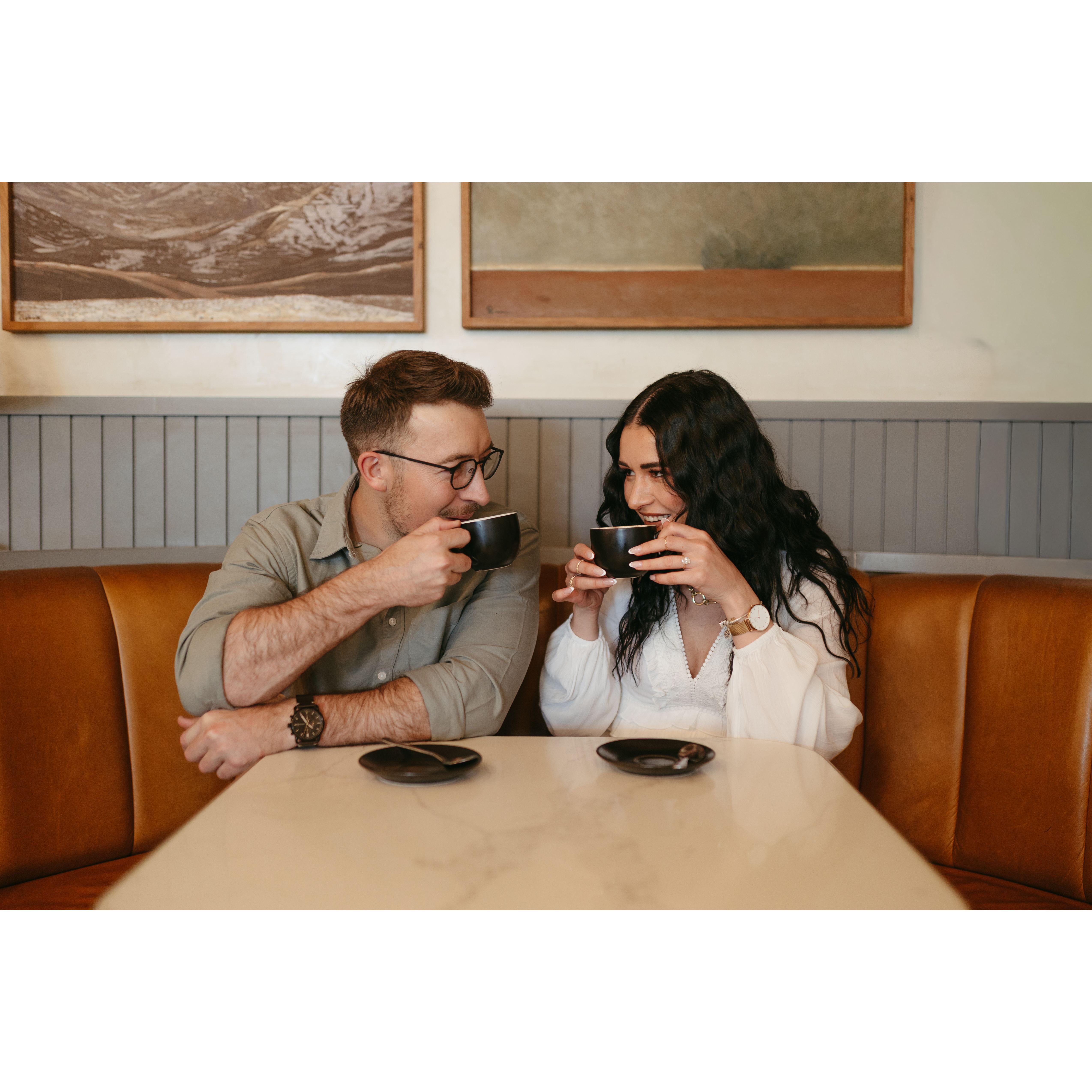 My favorite coffee is with you.