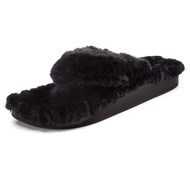 OluKai Kipe'a Heu Women's Sandal Slippers, Soft & Comfortable Shearling-Wrapped Straps, Durable RUbber Outsoles for All-Day Wear, Causal & Cute Everyday Style