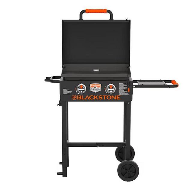 22 inch On The Go Blackstone Griddle Cart with Hood and Grill Stand, 1944 Foldable Blackstone Outdoor Griddle Flat Top Grill, Propane Portable Gas Grill