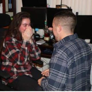 She can't believe this is happening.