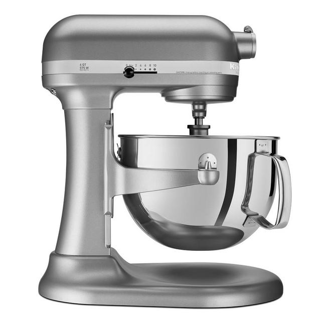 KitchenAid Pro 600 Series 6-Quart Bowl-Lift, Silver