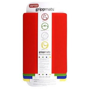 DEXAS - Dexas 8x11" Non-Slip Chopping Mat - Multicolor (Pack of 4)