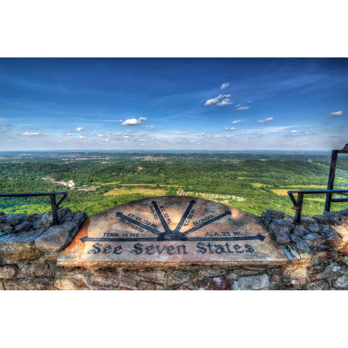 See Seven States at once in Chattanooga at Lookout Mountain!